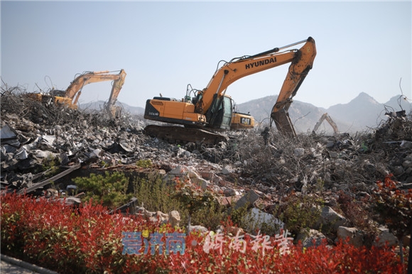 市领导到莱芜区督导雪野风景名胜区专项整治工作 孙立成孙述涛边祥慧等参加活动