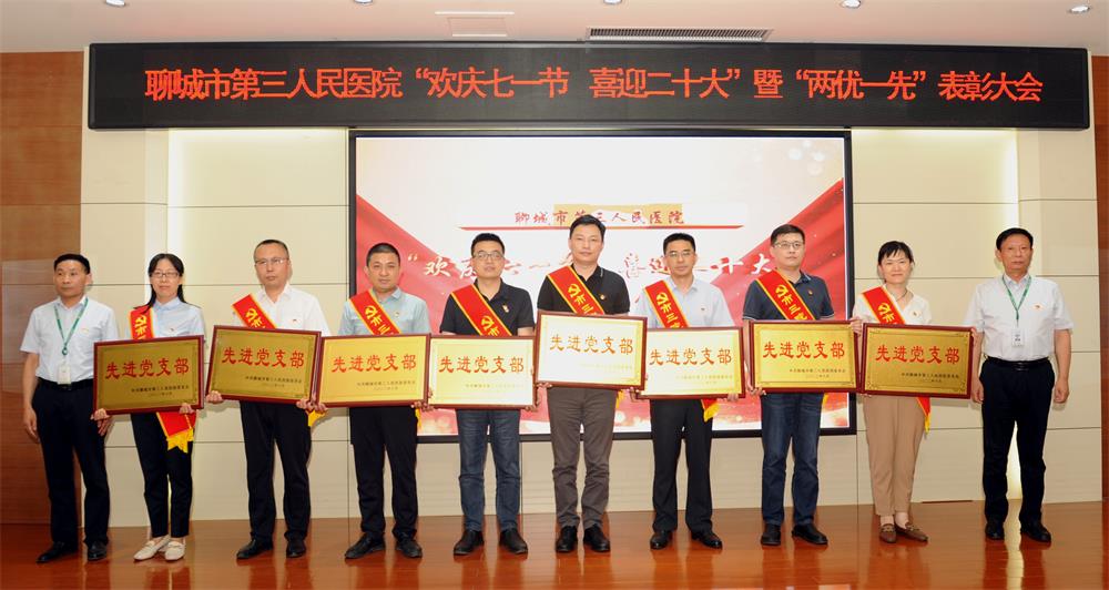 聊城市第三人民医院表彰“两优一先”：党建引领医院高质量发展