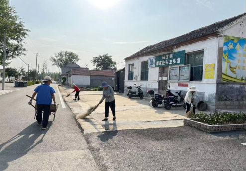 济南市莱芜区杨庄镇谭家庄村倡导文明新风共建卫生家园