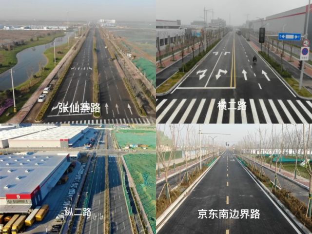 济南起步区崔寨北一期市政道路全线贯通