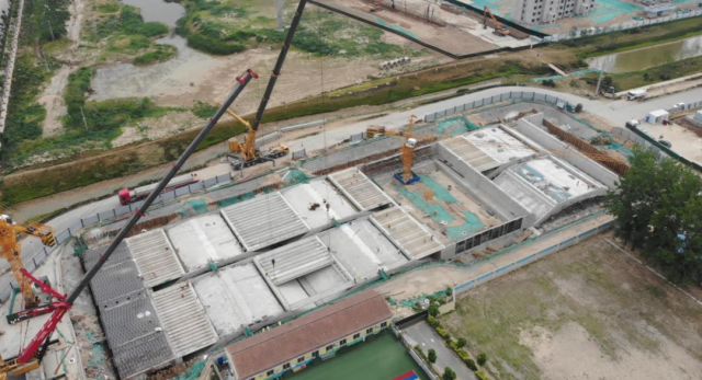 济南起步区崔寨北一期市政道路全线贯通