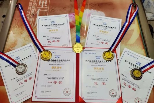 2022年全国青少年无人机大赛中，潍坊高新区5人获一等奖、10人获二等奖