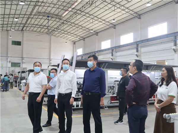 德州市宁津县长官镇赴豪德机械设备有限公司开展招商对接活动