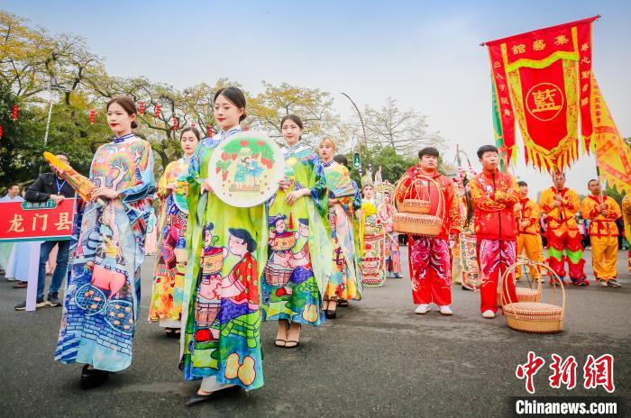 图为惠州多彩非遗闹元宵大巡游 惠州市文化广电旅游体育局供图