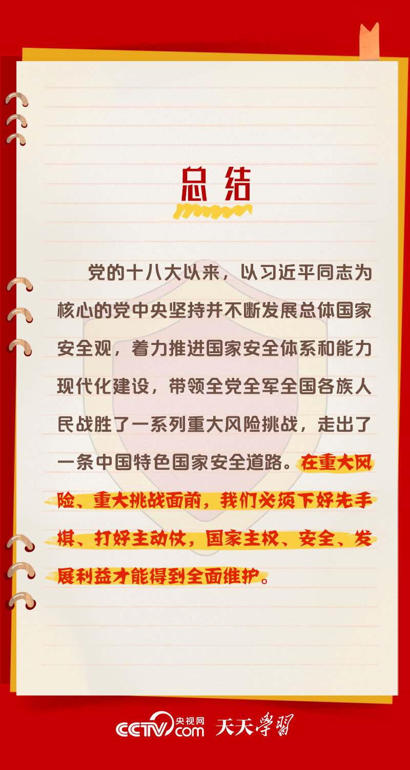 学习笔记｜国家安全体系和能力现代化