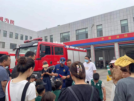 郯城县消防救援大队：科普消防知识 上好安全“必修课”