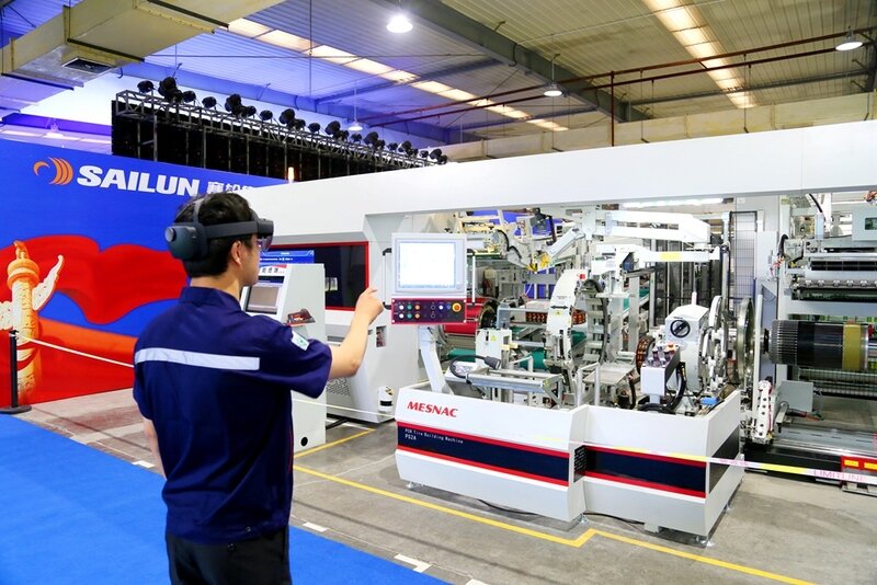 3.赛轮智能制造车间-ps2a成型机远程运维,实现了轮胎制造智能化