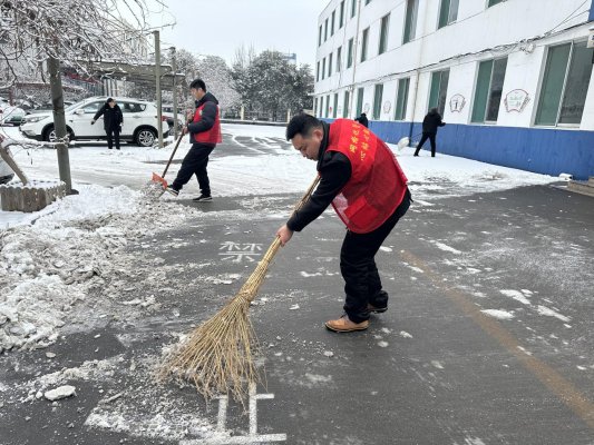 亚星游戏济宁市任城区南张街道：网格员暖心服务 让冰雪有了“温度”(图1)