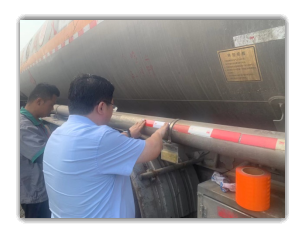 山东平安财险东营中支积极参与大货车道路行驶风险降量行动