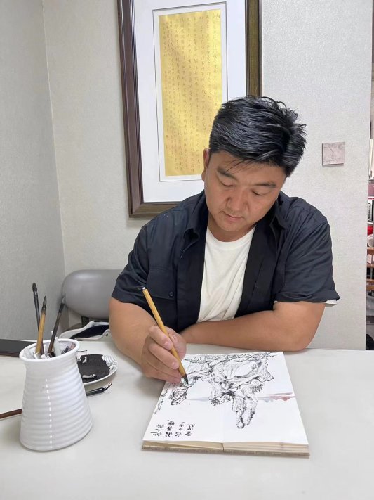 2024好网民·在山东|贺强:以书画艺术为媒介,助推传统文化传播