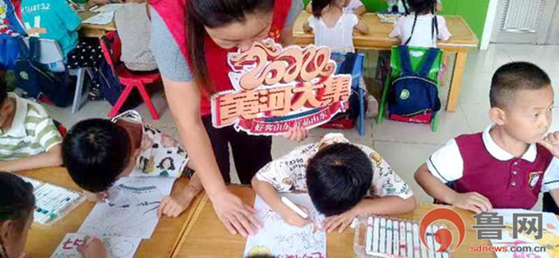 滕州市级索镇后王晁村开展“描绘七夕 传承文明之美”文明实践活动