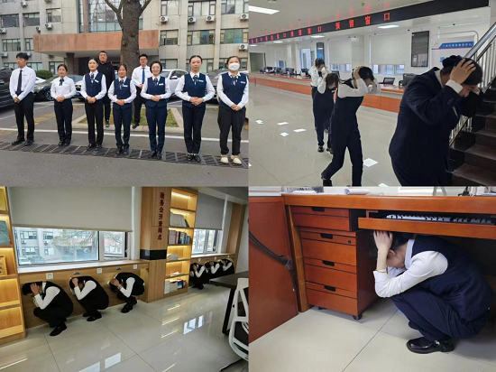 临沂市兰山区行政审批服务局开展地震演练主题活动,筑牢安全防线