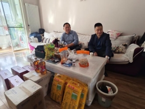 瑞众保险德州中支探访退伍老兵