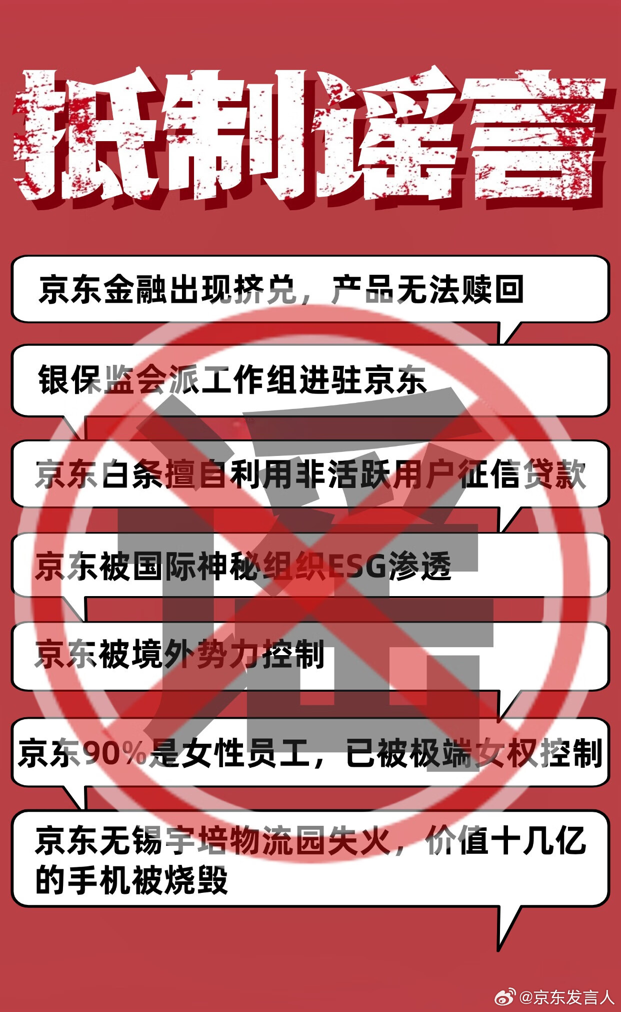 京东声明：部分造谣者已受到惩处