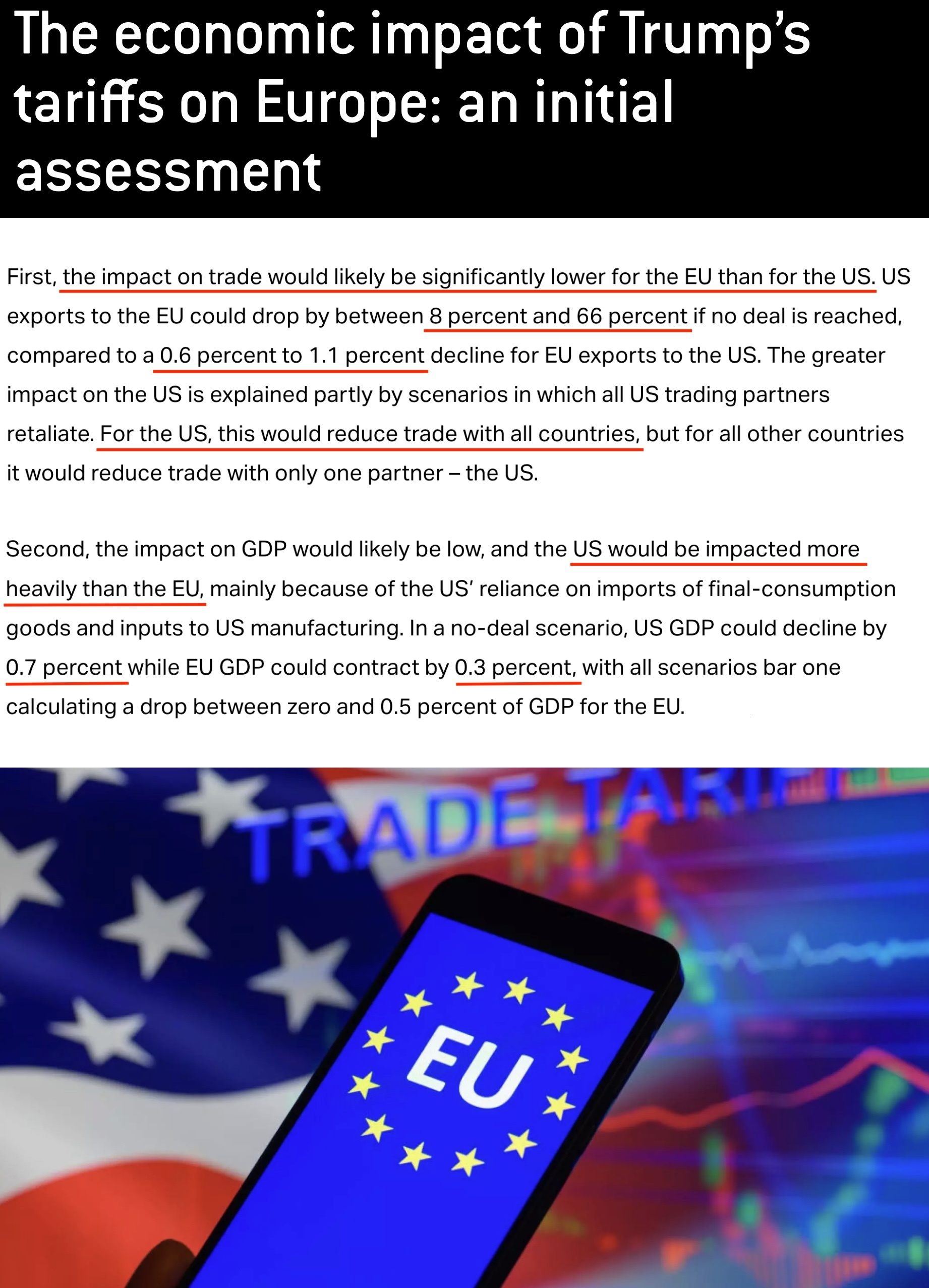 深观察丨反制美国关税 美国盟友们这一次想“出大招”
