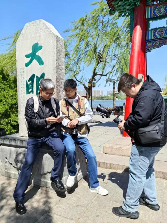 大明湖拍摄现场