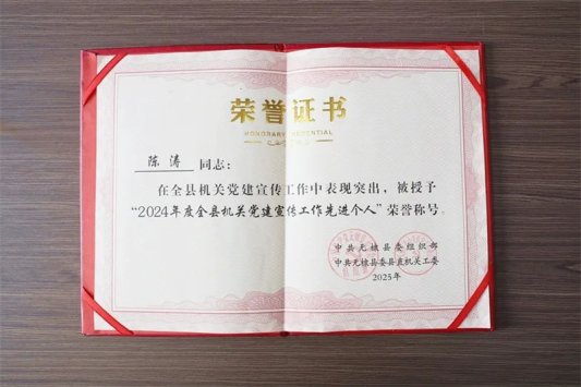 2024年党建宣传先进个人