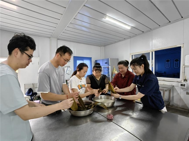 上海示范区线5标项目开展“粽情端午，筑梦同行”端午活动