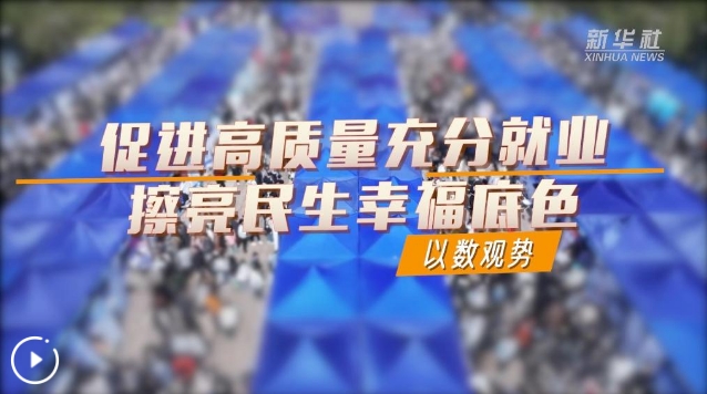 以数观势|促进高质量充分就业 擦亮民生幸福底色