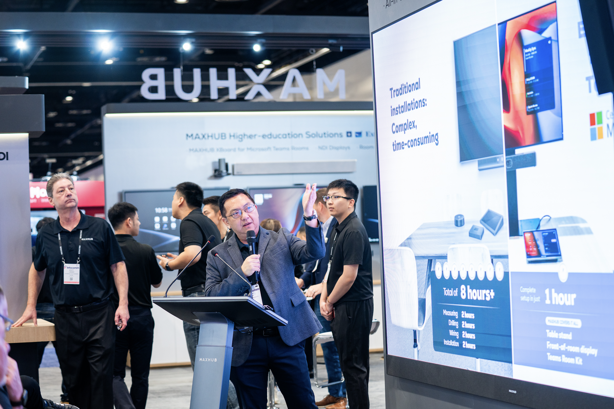 中国智会定义全球协作标准：MAXHUB亮相InfoComm USA 2025
