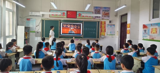 菏泽鲁西新区陈集镇陈集小学开展迎“七一”建党节主题活动