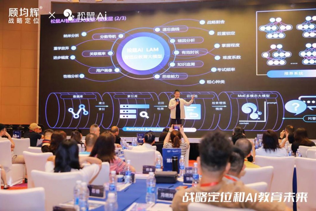 战略定位驱动AI教育未来，松鼠Ai×顾均辉战略定位召开人工智能财富峰会