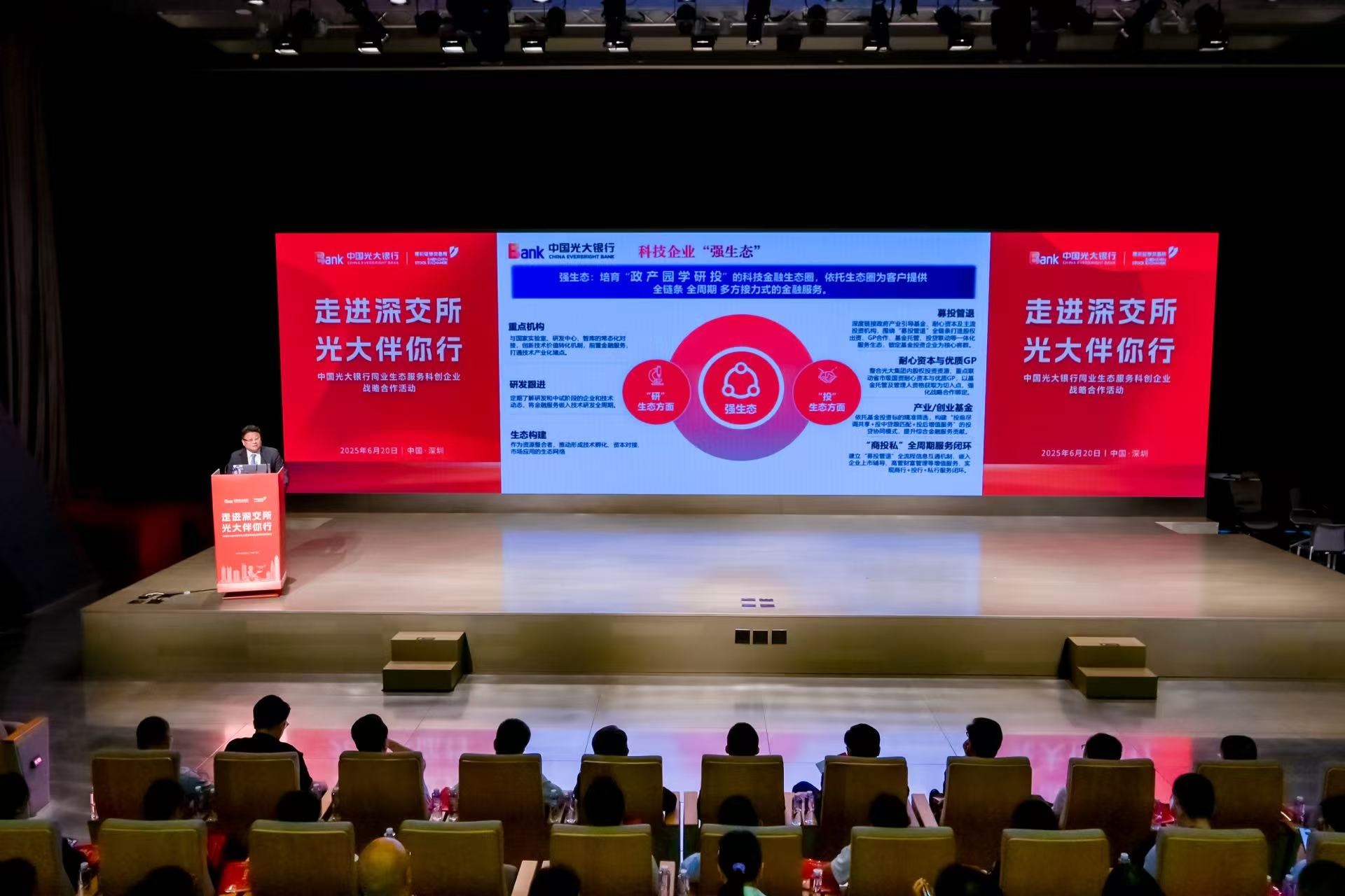 中国光大银行举办“走进深交所·光大伴你行”同业生态服务科创企业战略合作活动