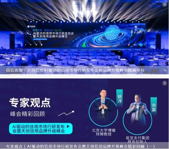 专家观点｜AI驱动的信用市场行研发布会暨天创信用品牌升级峰会精彩回顾（二）