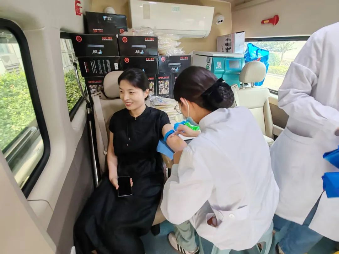 菏泽鲁西新区岳程街道开展无偿献血活动