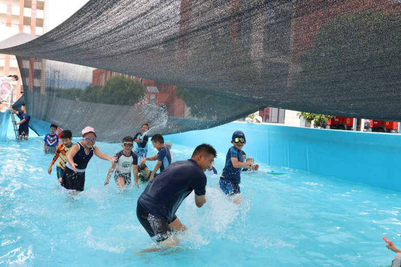 婺城区消防救援大队举办消防站开放活动