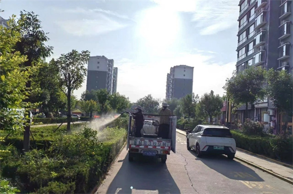 无棣县棣丰街道开展蚊虫集中消杀