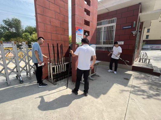 菏泽鲁西新区陈集镇第一学区开展秋季开学前安全隐患排查整治工作