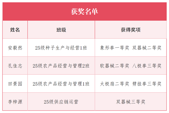 临沂科技职业学院武术队勇夺佳绩