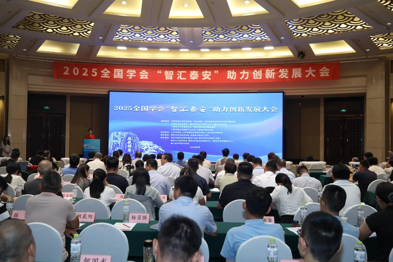 2025全国学会“智汇泰安”助力创新发展大会举办