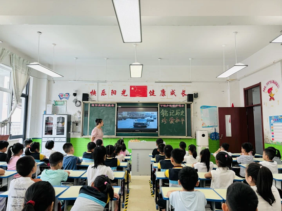 临沂金盾小学开展爱国主义教育活动