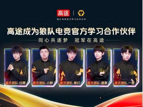 高途跨界携手狼队电竞,以“教育+”生态赋能多元人才全面发展