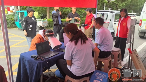 枣庄市市中区垎塔埠街道开展“情系居民 服务到家”志愿服务活动