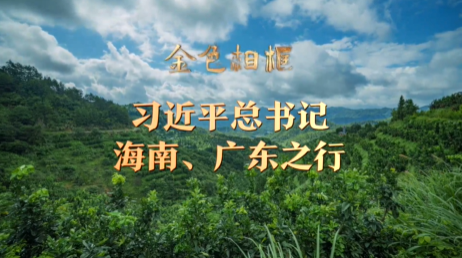 金色相框|习近平总书记海南、广东之行