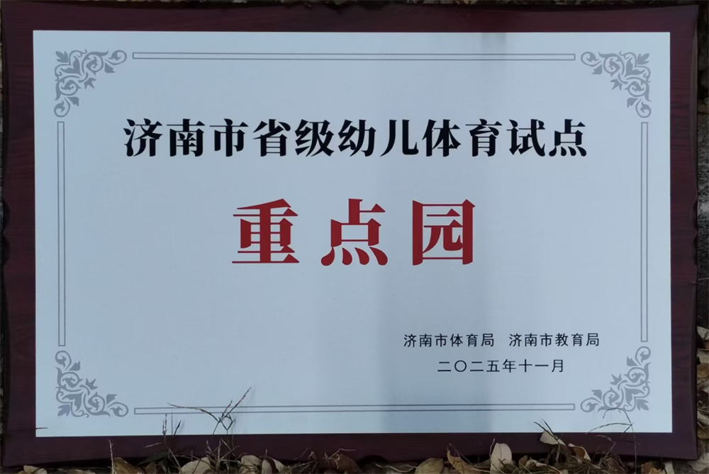 喜报!济南历下一幼入选济南市“省级幼儿体育试点重点园”