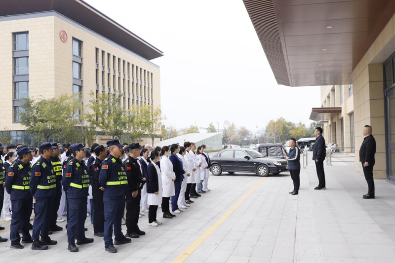 临沂市中医医院举行“119消防宣传月”实战化应急演练