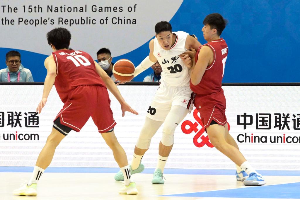 全运会 | U22男篮半决赛:山东队下起“三分雨”