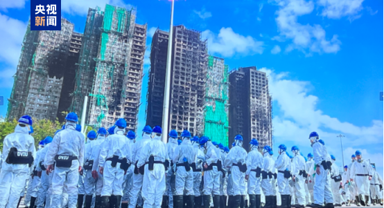 香港警方:内地支援超3万件物资有效助力大埔火灾救援