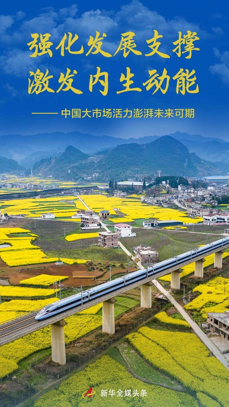 2025中国经济回眸|强化发展支撑 激发内生动能——中国大市场活力澎湃未来可期