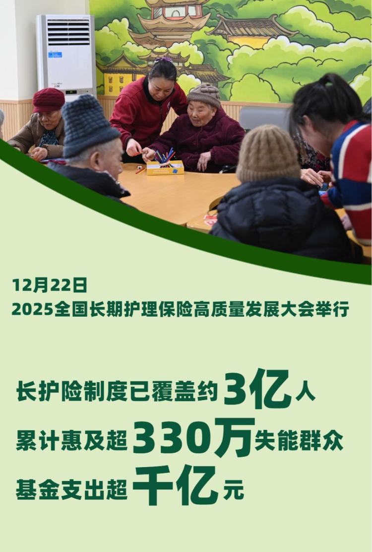 惠及超330万失能群众!长护险覆盖约3亿人