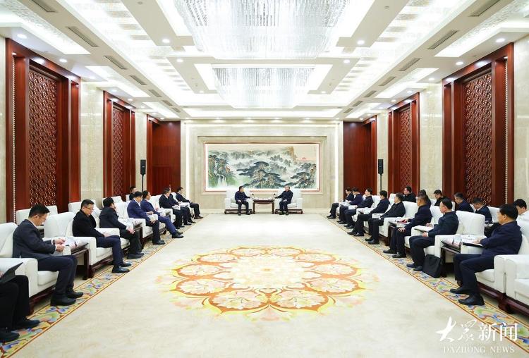 林武会见三一集团客人