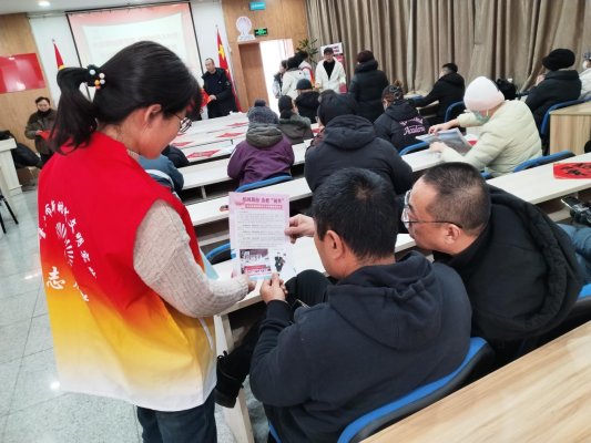 20260203四方街道宣化路社区开展文明倡树活动