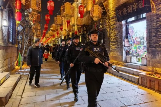 春节期间淄博市社会治安持续平稳有序