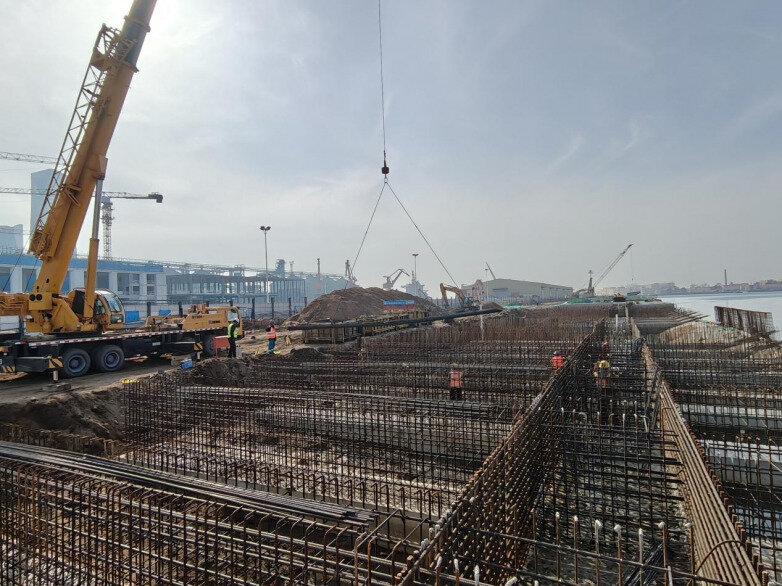 新春伊始,青岛港口码头项目跑出建设“加速度”