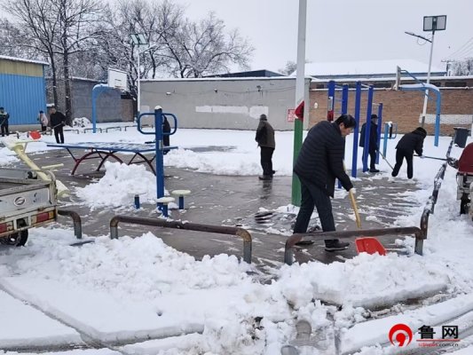 德州市宁津县张大庄镇政协联络室:以“动”制“冻”扫雪除冰护民安