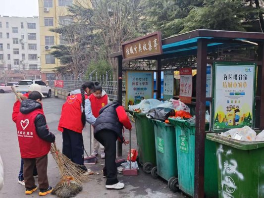 【童享精彩冬日】济南市莱芜区凤城街道顺河社区:稚手扮靓社区 童心守护家园